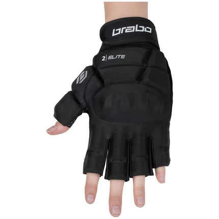 Brabo Elite Pro Player Hockey Glove Black/Grey