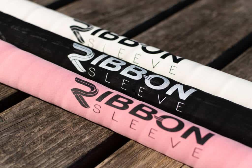 Ribbon Sleeve Grip Pink