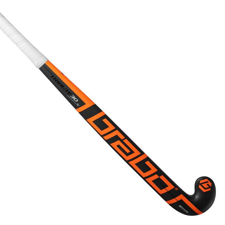 Brabo Tribute 30 CC Hockey Stick Grey/Orange 2024