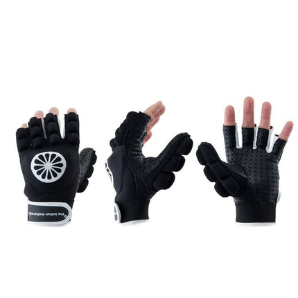 The Indian Maharadja Shell/Foam Half Glove Black Left Hand 2023