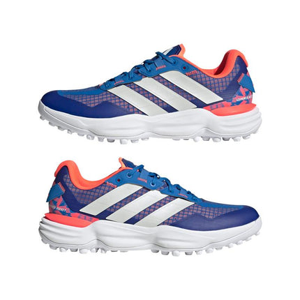 Adidas Adipower Hockey 3 Pure Bright Royal Hockey Shoes 2025