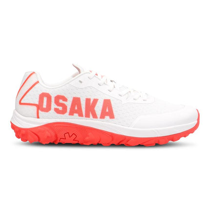 Osaka KAI MK1 Pro Tour Hockey Shoes White-Neon Flare 2025
