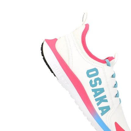 Osaka Furo Play Junior Hockey Shoes White-Retro Blue-Raspberry 2025