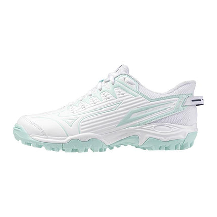 Mizuno Wave Lynx 2 Junior Hockey Shoes White/Blue Tint 2025