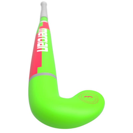 Mercian Genesis Wood 1 Junior Hockey Stick Green/Rubine 2025