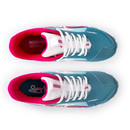 Kookaburra Orbit Junior Hockey Shoes Mint/Pink 2025