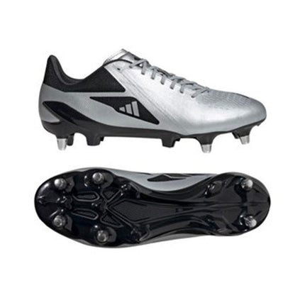 Adidas Adizero RS15 Pro SG Rugby Boots Silver/Black