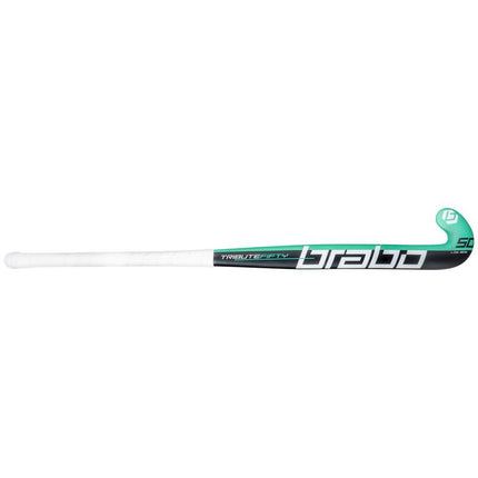 Brabo G-Force Tribute 50 Black/Aqua Junior Hockey Stick 2025