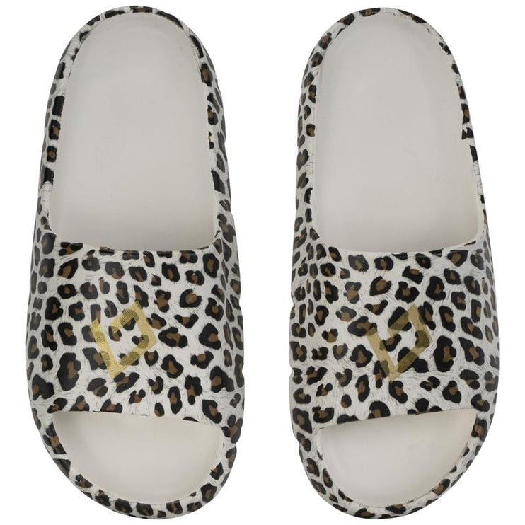 Brabo Tribute Hockey Shoes White/Gold/Leopard + Slides 2026/2027