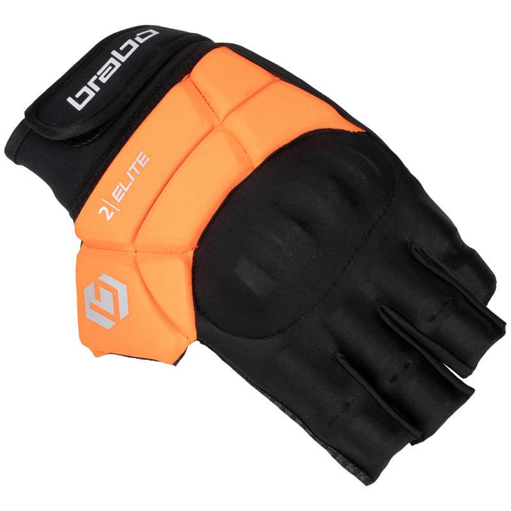 Brabo Elite Pro Player Hockey Glove w/o Thumb Orange/Black