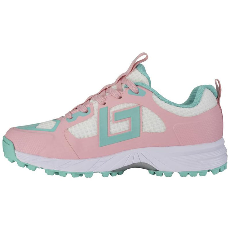 Brabo Tribute Hockey Shoes Pink/Aqua + Slides 2026/2027