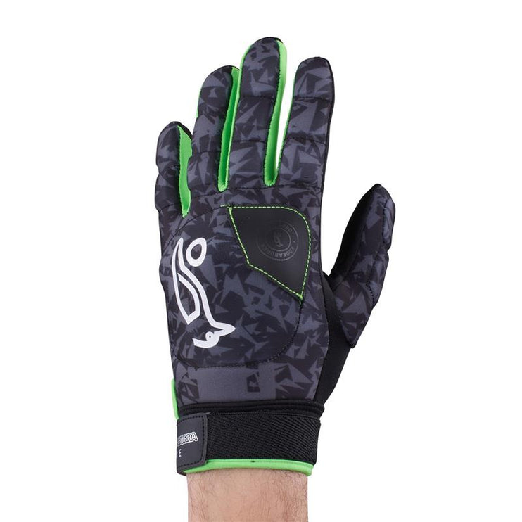 Kookaburra Clone Hockey Glove Grey/Lime