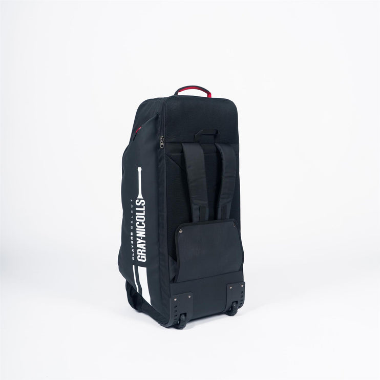 Gray-Nicolls Players Select Wheelie Duffle Bag - Black