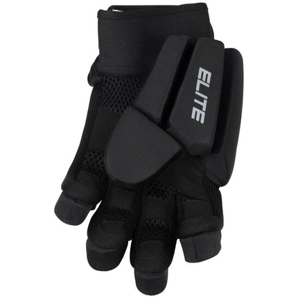 Brabo Elite Full Finger Indoor Hockey Glove Black