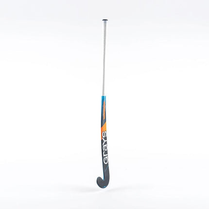 Grays 600i Dynabow Wooden Indoor Hockey Stick Black/Blue 2025/2026