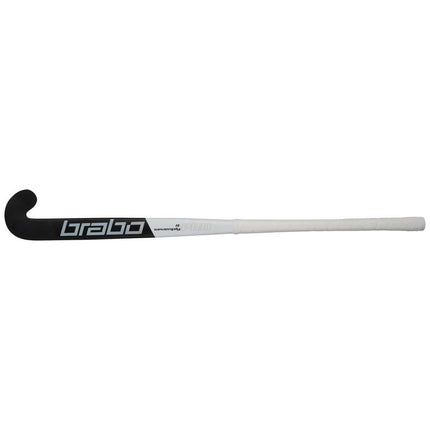 Brabo IT Sevenply Pro Black/White Wooden Indoor Hockey Stick 2026/2027