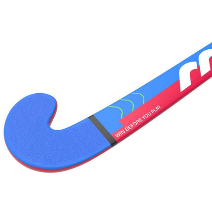 Mercian Genesis CF5 Pro Bend Junior Hockey Stick Royal/Rubine 2025