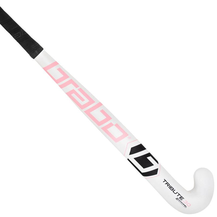 Brabo G-Force TC-30 White/Pink Junior Hockey Stick 2022