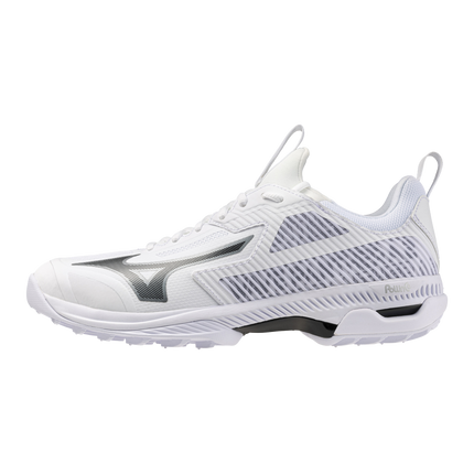Mizuno Wave Panthera 2 Hockey Shoes White/Black/Silver 2026/2027
