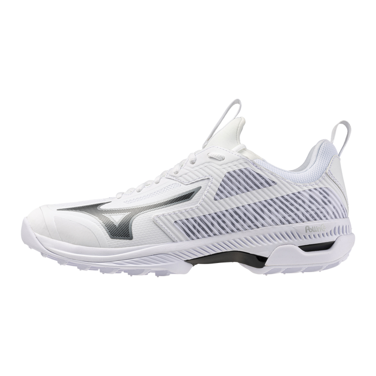 Mizuno Wave Panthera 2 Hockey Shoes White/Black/Silver 2026/2027