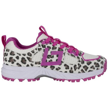 Brabo Tribute Junior Hockey Shoes Leopard/Pink + Slides 2026/2027