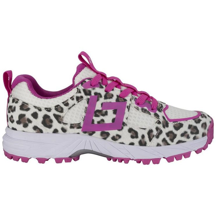 Brabo Tribute Junior Hockey Shoes Leopard/Pink + Slides 2026/2027