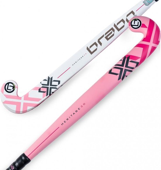 Brabo Heritage 30 Pink/White Composite Hockey Stick 2017