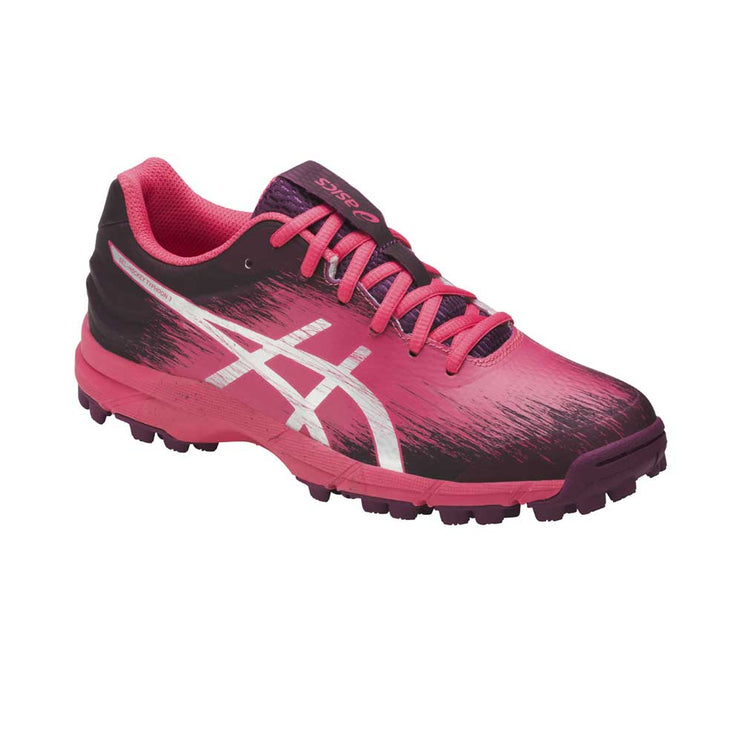 Asics Gel-Hockey Typhoon 3 Hockey Shoes In Prune/Silver/Aquarium 2017