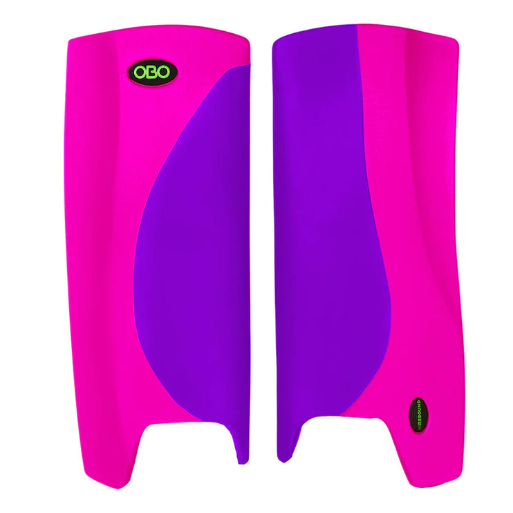 OBO Robo Hi-Rebound Leg Guards Purple/Pink