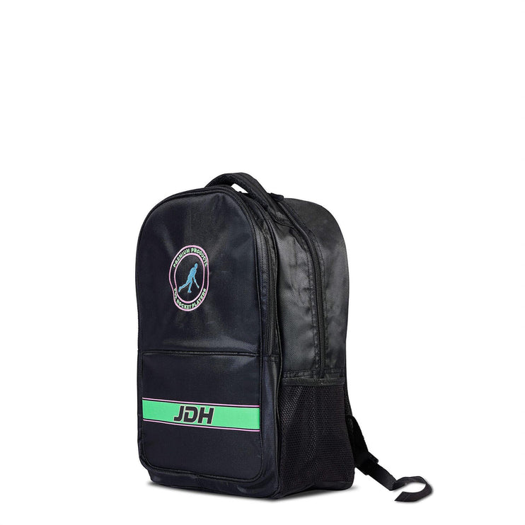 JDH Hockey Backpack Black/Green/Pink 2021