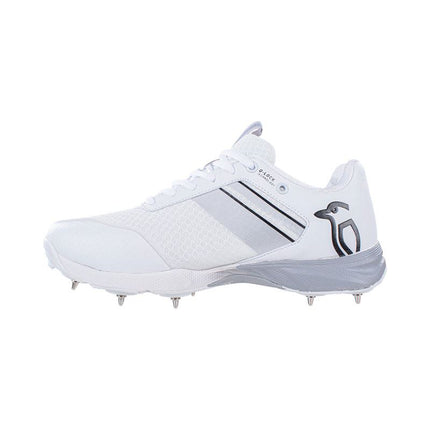 Kookaburra KC 2.0 Spike Junior Cricket Shoes 2023 White/Grey