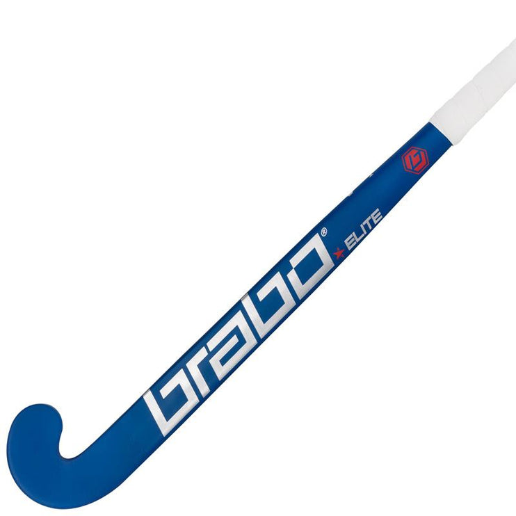 Brabo Elite 2 WTB TeXtreme LB Blue/Silver Composite Hockey Stick 2022