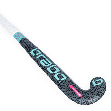 Brabo O'Geez Animal Cheetah Silver/Mint Junior Hockey Stick 2020