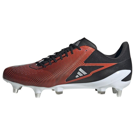 Adidas Adizero RS15 Pro SG Rugby Boots Black/Silver/Red