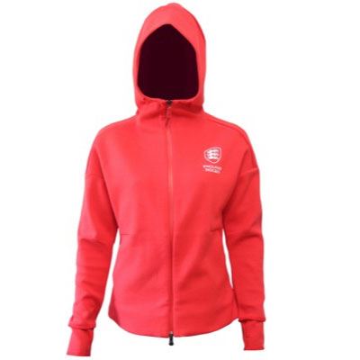 Adidas England Hockey ZNE Hoody Womens Red