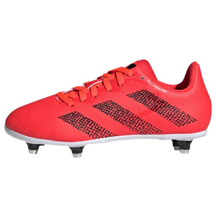 Adidas Rugby Junior SG Rugby Boots Red/Black/White