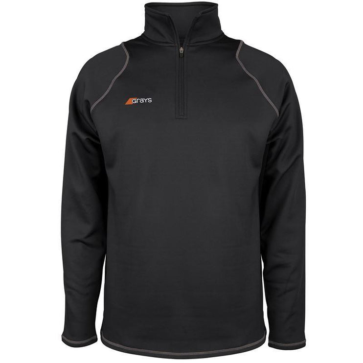 Grays Top Questa 1/4 Zip Junior Fleece Black