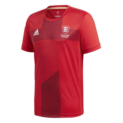 Adidas England Hockey Mens Home Replica Jersey Red