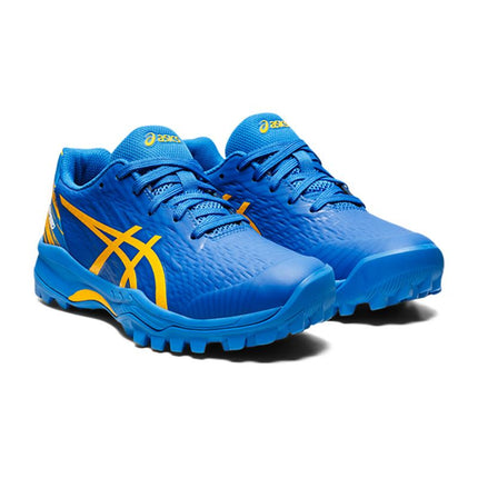 Asics Gel-Field Speed GS Junior Hockey Shoes Electric Blue/Sunflower 2022