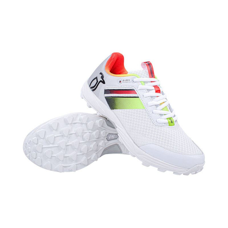 Kookaburra KC 2.0 Rubber Cricket Shoes 2023 White/Red/Yellow