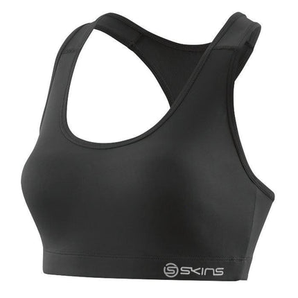 Skins DNAmic Team Womens Sports Bra Top Black