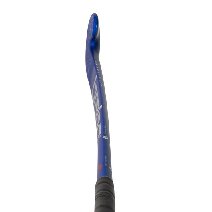 Brabo Elite 2 WTB TeXtreme Blue/Silver/Red Junior CC Composite Hockey Stick 2022