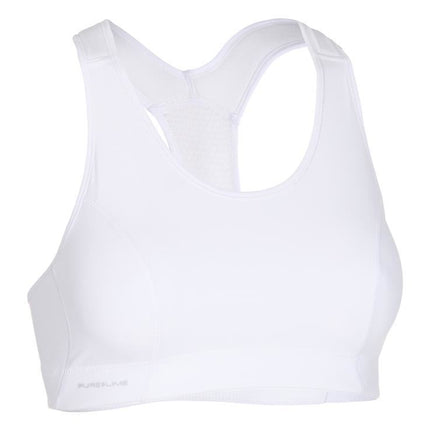 Pure Lime Supportive Sports Bra Top White