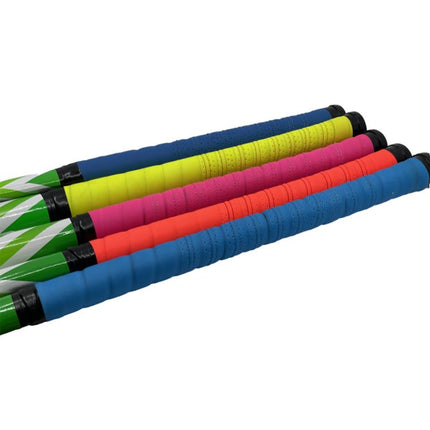 22 x Bright Green Sports Recycled Plastic Junior Hockey Sticks