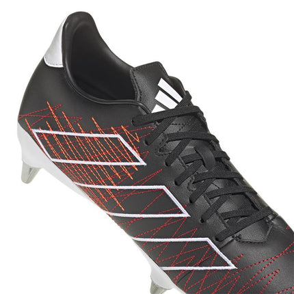 Adidas Kakari Elite SG Rugby Boots Black/Black/Red