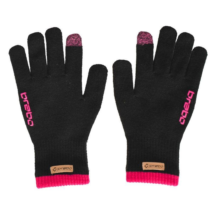 Brabo Wintergloves Swipe Black/Pink 2020