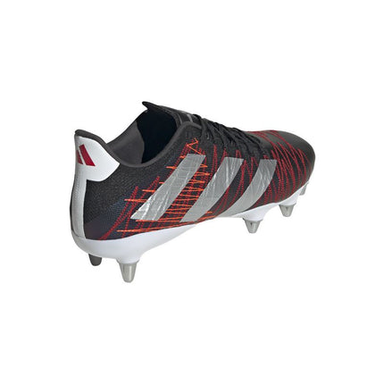 Adidas Kakari Z.1 SG Rugby Boots Black/Silver/Red