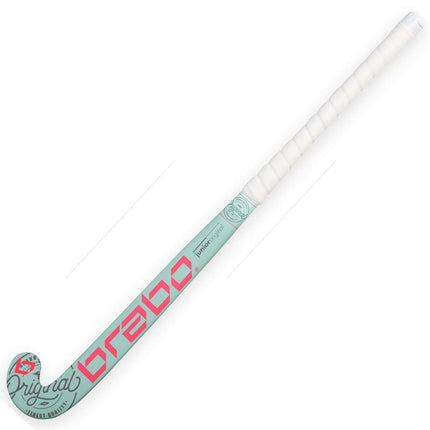 Brabo O'Geez Original Mint/Pink Junior Hockey Stick 2020