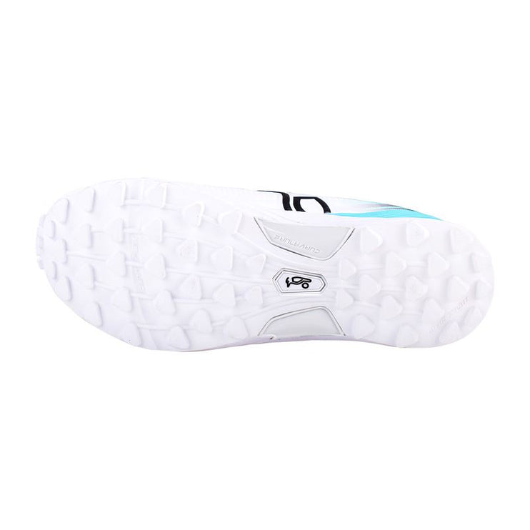 Kookaburra KC 3.0 Rubber Cricket Shoes White/Aqua 2024