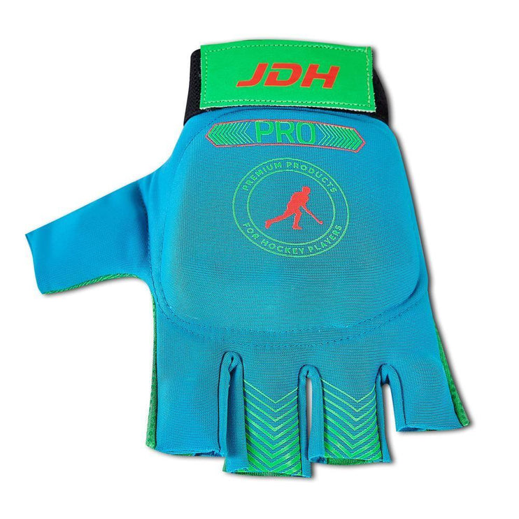 JDH OD Single Knuckle Hockey Glove Blue/Green/Pink/Blue 2021